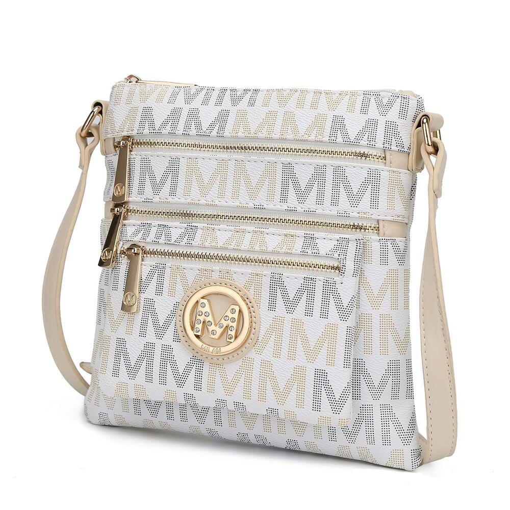 2840 Crossbody Bag, Signature Vegan Leather Adjustable Strap Handbag
